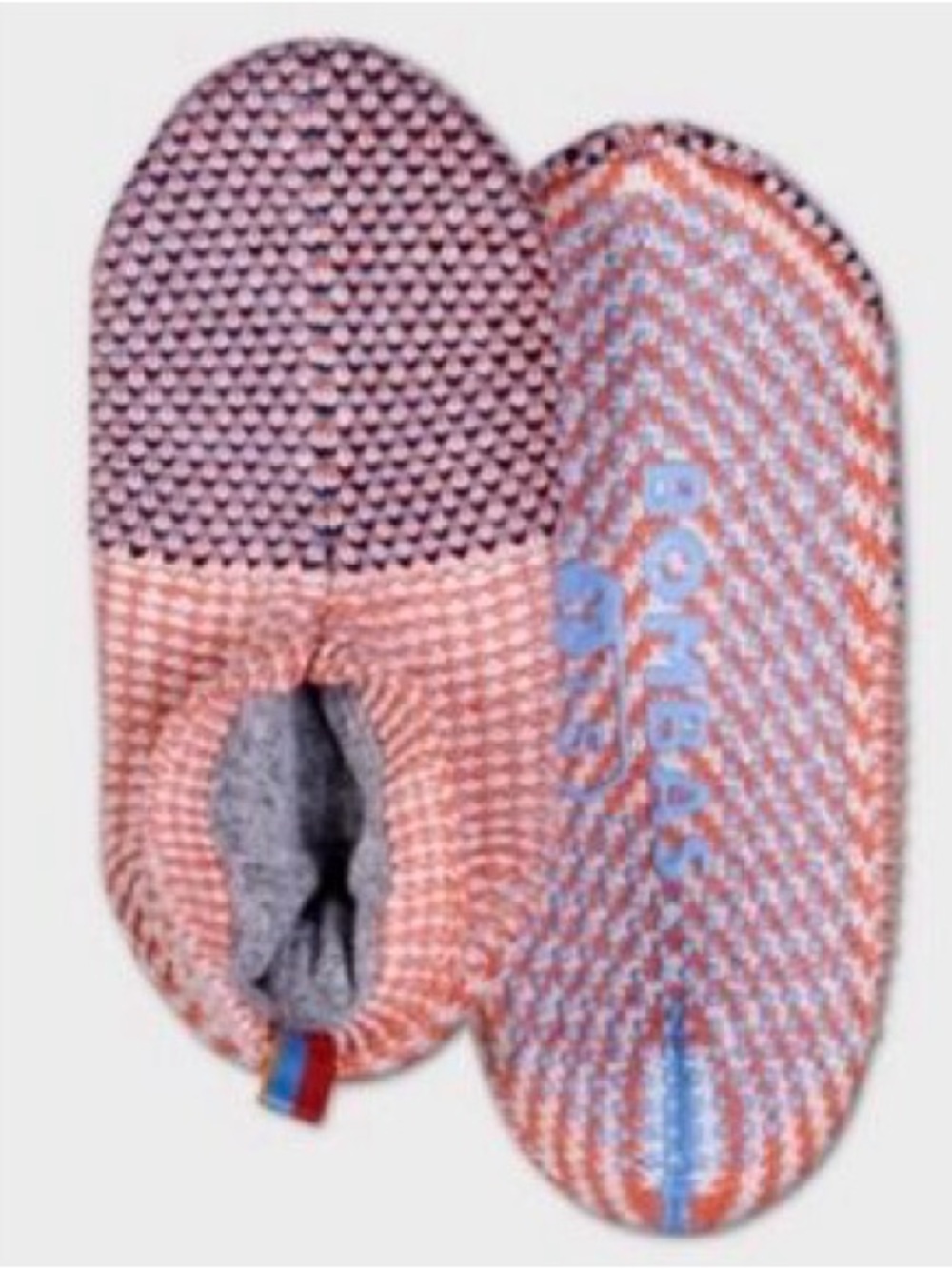 Bombas Wool Blend Gripper Slippers Youth Size 11-13